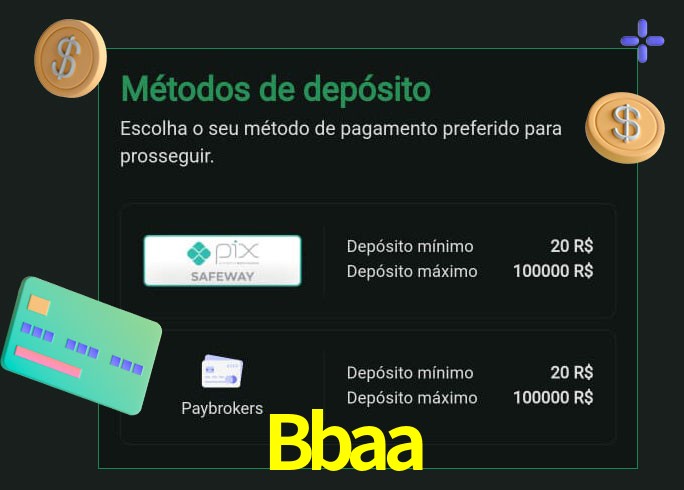 O cassino Bbaa oferece uma grande variedade de métodos de pagamento
