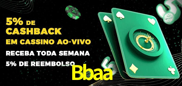 Promoções do cassino ao Vivo Bbaa